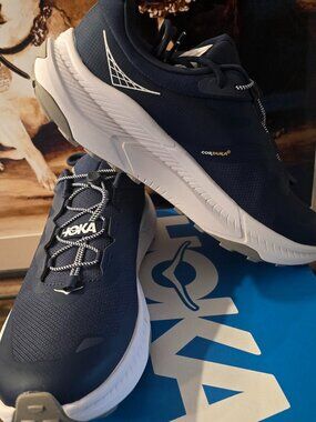Hoka One One HOKA Transport Varsity Navy White 1123153/VYN Mens Sz 12 Shoes NEW